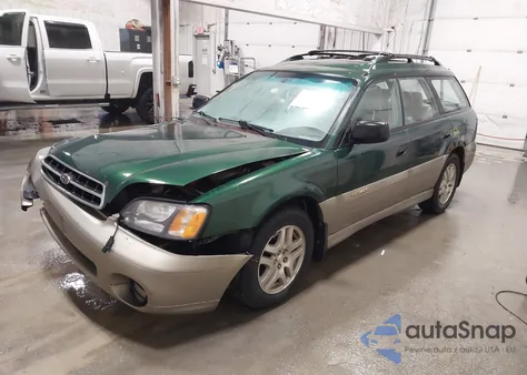 2000 Subaru Outback z USA, uszkodzony, nr VIN 4S3BH6752Y7662221